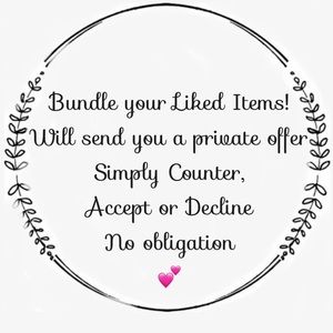 Like an item! Let’s make a bundle 🥰❤️